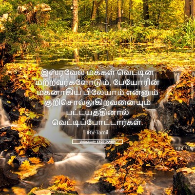 Picture 05 - யோசுவா 13:22 TAMIRV - இஸ்ரவேல் மக்கள் - Bible Verse Picture