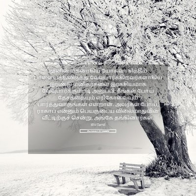 Picture 05 - யோசுவா 2:1 TAMIRV - நூனின் மகனாகிய - Bible Verse Picture