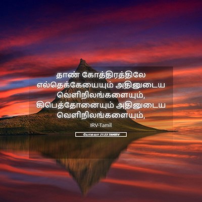 Picture 05 - யோசுவா 21:23 TAMIRV - தாண் - Bible Verse Picture