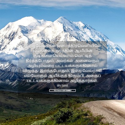 Picture 05 - யோசுவா 8:24 TAMIRV - இஸ்ரவேலர்கள் - Bible Verse Picture