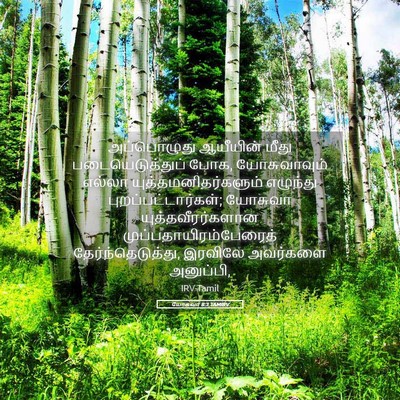 Picture 05 - யோசுவா 8:3 TAMIRV - அப்பொழுது ஆயீயின் - Bible Verse Picture