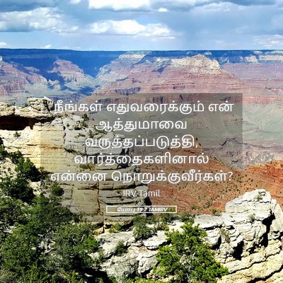 Picture 05 - யோபு 19:2 TAMIRV - “நீங்கள் - Bible Verse Picture