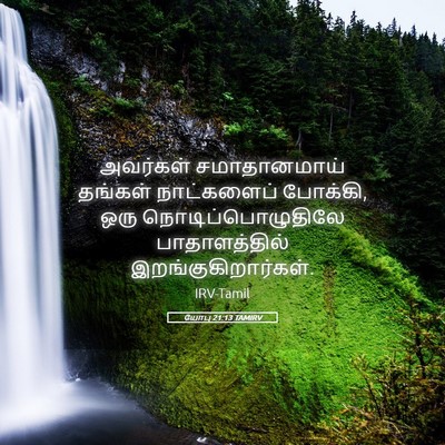 Picture 05 - யோபு 21:13 TAMIRV - அவர்கள் - Bible Verse Picture