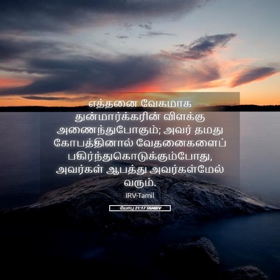 Picture 05 - யோபு 21:17 TAMIRV - எத்தனை வேகமாக - Bible Verse Picture