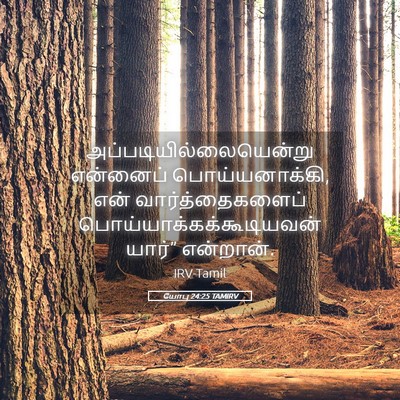 Picture 05 - யோபு 24:25 TAMIRV -  - Bible Verse Picture