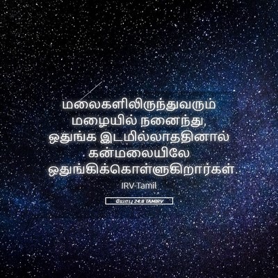 Picture 05 - யோபு 24:8 TAMIRV -  - Bible Verse Picture