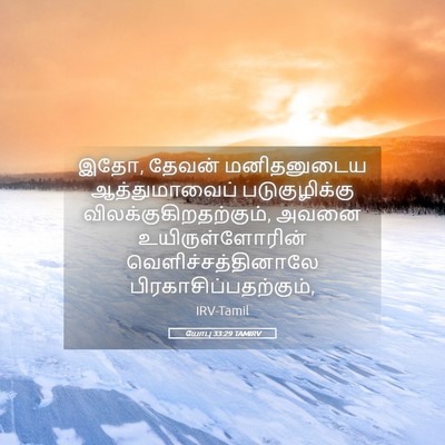 Picture 05 - யோபு 33:29 TAMIRV - இதோ, தேவன் - Bible Verse Picture