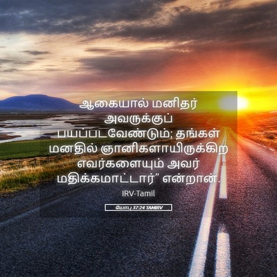 Picture 05 - யோபு 37:24 TAMIRV - ஆகையால் மனிதர் - Bible Verse Picture