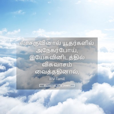 Picture 05 - யோவான் 12:10 TAMIRV - லாசருவினால் - Bible Verse Picture
