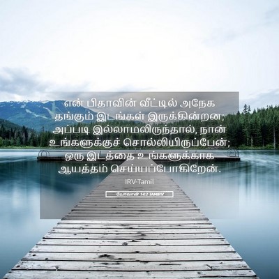 Picture 05 - யோவான் 14:2 TAMIRV - என் பிதாவின் - Bible Verse Picture