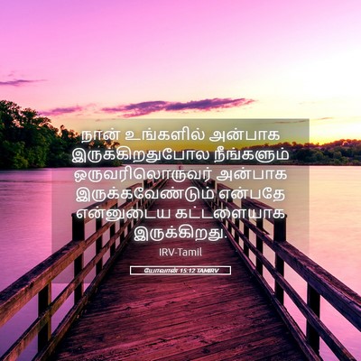 Picture 05 - யோவான் 15:12 TAMIRV - நான் உங்களில் - Bible Verse Picture