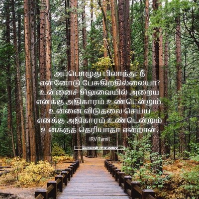 Picture 05 - யோவான் 19:10 TAMIRV - அப்பொழுது - Bible Verse Picture