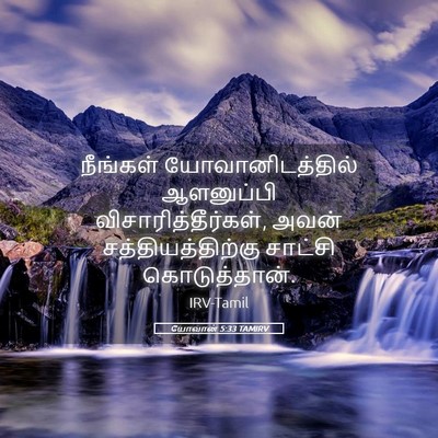 Picture 05 - யோவான் 5:33 TAMIRV - நீங்கள் - Bible Verse Picture