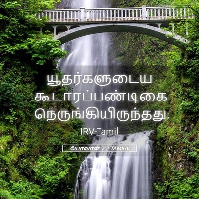 Picture 05 - யோவான் 7:2 TAMIRV - யூதர்களுடைய - Bible Verse Picture