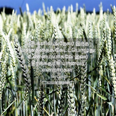 Picture 05 - யோவான் 7:40 TAMIRV - மக்களில் அநேகர் - Bible Verse Picture