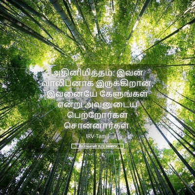 Picture 05 - யோவான் 9:23 TAMIRV - அதினிமித்தம்: - Bible Verse Picture