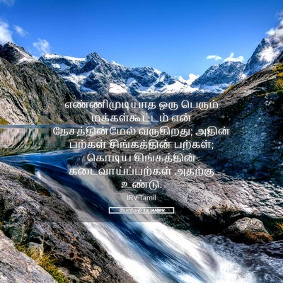 Picture 05 - யோவேல் 1:6 TAMIRV - எண்ணிமுடியாத ஒரு - Bible Verse Picture