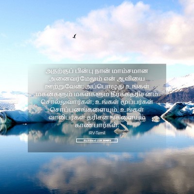 Picture 05 - யோவேல் 2:28 TAMIRV - அதற்குப் பின்பு - Bible Verse Picture