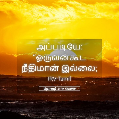 Picture 05 - ரோமர் 3:10 TAMIRV - அப்படியே: - Bible Verse Picture