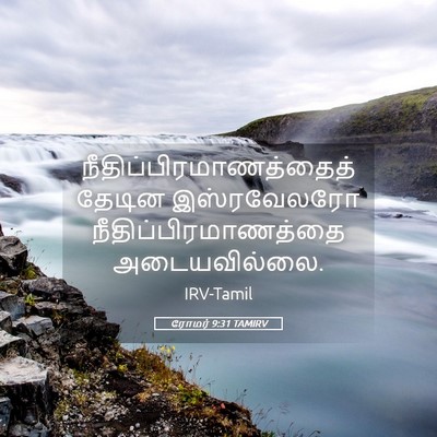 Picture 05 - ரோமர் 9:31 TAMIRV -  - Bible Verse Picture