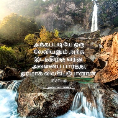 Picture 05 - லூக்கா 10:32 TAMIRV - அந்தப்படியே ஒரு - Bible Verse Picture