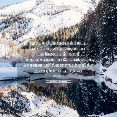 Picture 05 - லூக்கா 2:47 TAMIRV - இயேசு - Bible Verse Picture