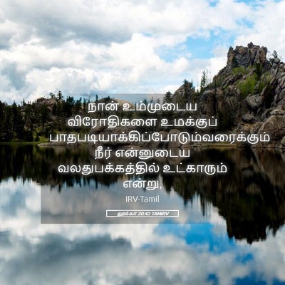 Picture 05 - லூக்கா 20:42 TAMIRV - நான் உம்முடைய - Bible Verse Picture