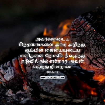 Picture 05 - லூக்கா 6:8 TAMIRV - அவர்களுடைய - Bible Verse Picture