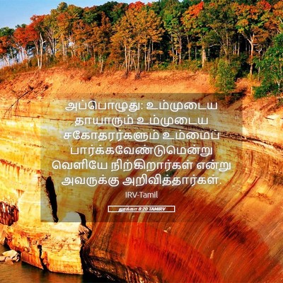 Picture 05 - லூக்கா 8:20 TAMIRV - அப்பொழுது: - Bible Verse Picture