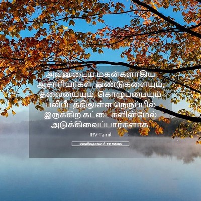 Picture 05 - லேவியராகமம் 1:8 TAMIRV - அவனுடைய - Bible Verse Picture