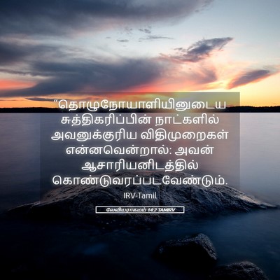 Picture 05 - லேவியராகமம் 14:2 TAMIRV -  - Bible Verse Picture