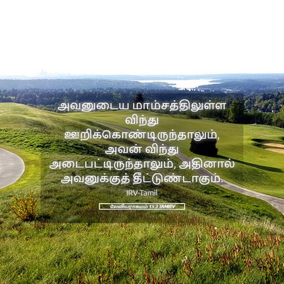 Picture 05 - லேவியராகமம் 15:3 TAMIRV - அவனுடைய - Bible Verse Picture