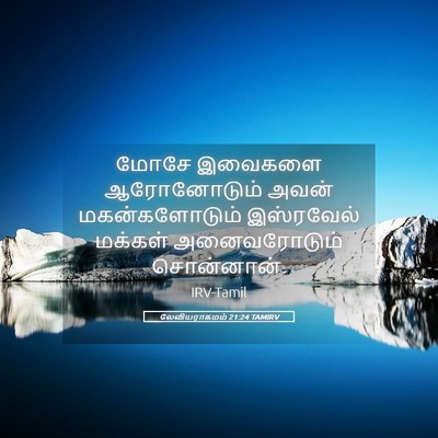 Picture 05 - லேவியராகமம் 21:24 TAMIRV - மோசே இவைகளை - Bible Verse Picture