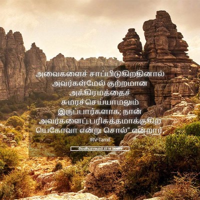 Picture 05 - லேவியராகமம் 22:16 TAMIRV - அவைகளைச் - Bible Verse Picture