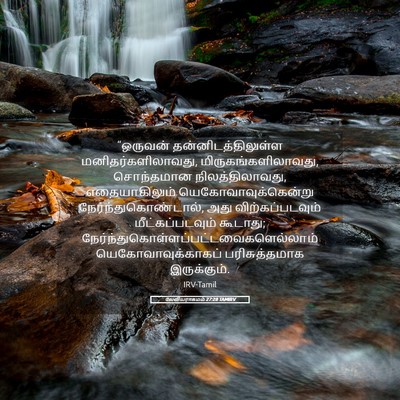 Picture 05 - லேவியராகமம் 27:28 TAMIRV - “ஒருவன் - Bible Verse Picture