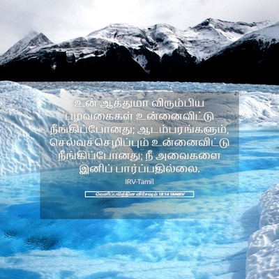 Picture 05 - வெளிப்படுத்தின விசேஷம் 18:14 TAMIRV - உன் ஆத்துமா - Bible Verse Picture