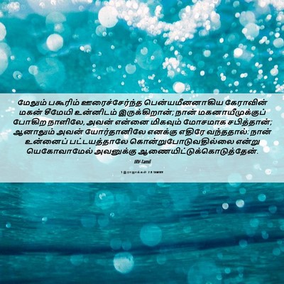 Picture 06 - 1 இராஜாக்கள் 2:8 TAMIRV - மேலும் பகூரிம் - Bible Verse Picture