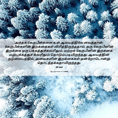 Picture 06 - 1 இராஜாக்கள் 6:27 TAMIRV - அந்தக் - Bible Verse Picture