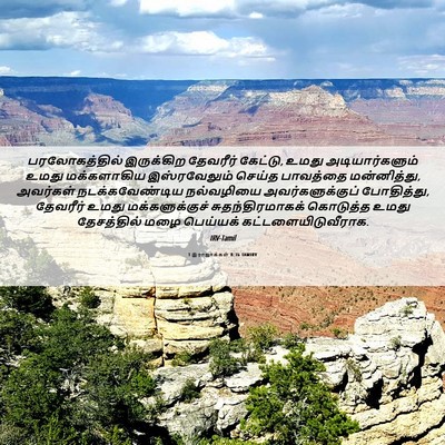 Picture 06 - 1 இராஜாக்கள் 8:36 TAMIRV - பரலோகத்தில் - Bible Verse Picture