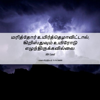 Picture 06 - 1 கொரிந்தியர் 15:16 TAMIRV - மரித்தோர் - Bible Verse Picture