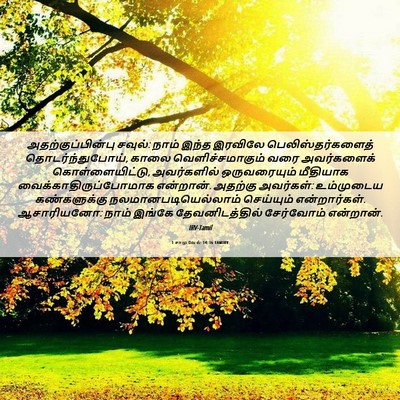 Picture 06 - 1 சாமுவேல் 14:36 TAMIRV - அதற்குப்பின்பு - Bible Verse Picture