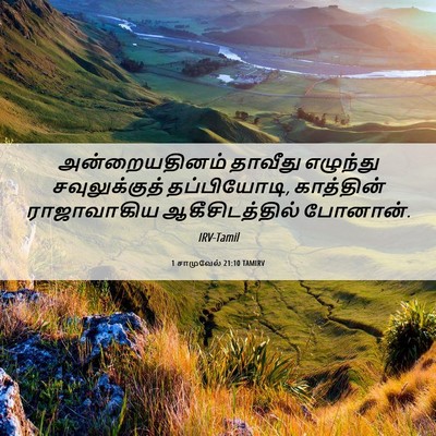 Picture 06 - 1 சாமுவேல் 21:10 TAMIRV - அன்றையதினம் - Bible Verse Picture