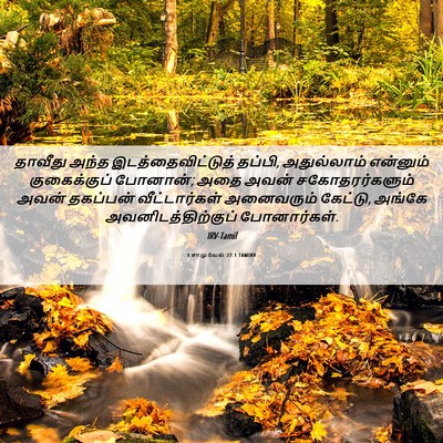 Picture 06 - 1 சாமுவேல் 22:1 TAMIRV - தாவீது அந்த - Bible Verse Picture