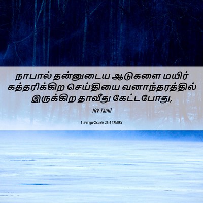 Picture 06 - 1 சாமுவேல் 25:4 TAMIRV - நாபால் தன்னுடைய - Bible Verse Picture