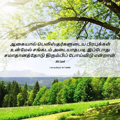 Picture 06 - 1 சாமுவேல் 29:7 TAMIRV - ஆகையால் - Bible Verse Picture