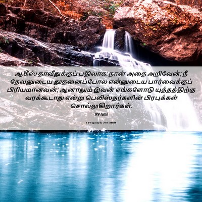 Picture 06 - 1 சாமுவேல் 29:9 TAMIRV - ஆகீஸ் - Bible Verse Picture