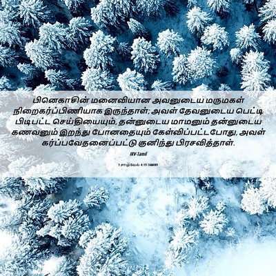 Picture 06 - 1 சாமுவேல் 4:19 TAMIRV - பினெகாசின் - Bible Verse Picture