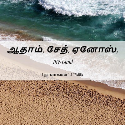 Picture 06 - 1 நாளாகமம் 1:1 TAMIRV - ஆதாம், சேத், - Bible Verse Picture