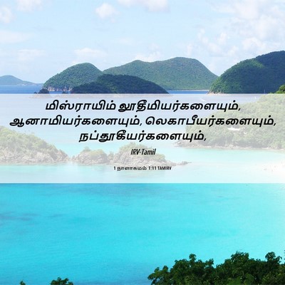 Picture 06 - 1 நாளாகமம் 1:11 TAMIRV - மிஸ்ராயிம் - Bible Verse Picture