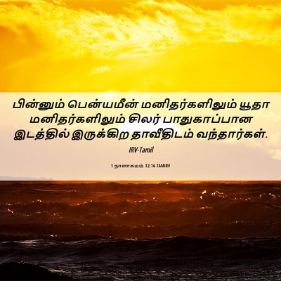 Picture 06 - 1 நாளாகமம் 12:16 TAMIRV - பின்னும் - Bible Verse Picture